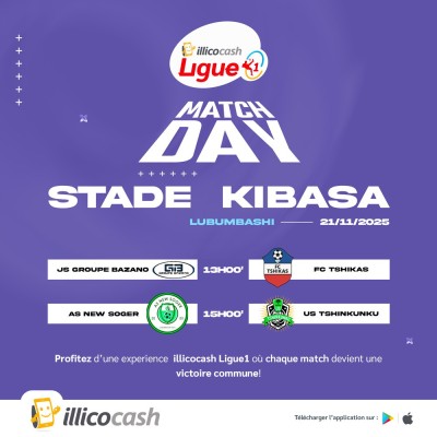 JS GROUPE BAZANO VS FC THSIKAS / AS NEW SOGER VS US TSHINKUNKU