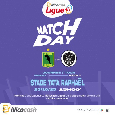 AS V.CLUB VS OC BUKAVU DAWA