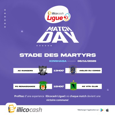 AC RANGERS VS LES AIGLES DU CONGO / FC RENAISSANCE VS AS VITA CLUB